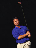 Male Golfer in Action