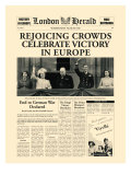 Rejoicing Crowds Celebrate Victory