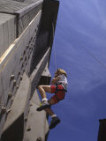 Girl Outdoor Wall Climbing  Model Release