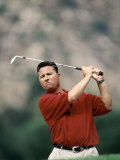 Male Golfer in Action