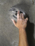 Detail of Hand on Wall Climbing Grip