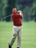 Male Golfer in Action