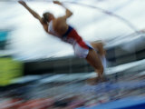 Pole Vaulter in Action