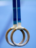Detail of Gymnastics Rings  Athens  Greece