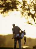 Male Golfer after Shooting a Round