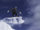 Snowboarder Flying Through the Air  USA