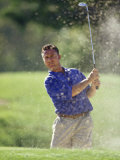 Male Golfer in Action