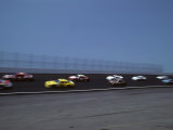 Blured Action of Auto Race  Charlotte  North Carolina  USA