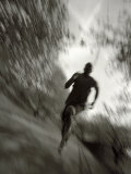 African American Male on a Training Run  New York  New York  USA