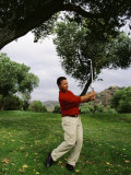 Male Golfer in Action