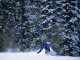 Male Snowboarder in Action