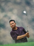 Male Golfer in Action