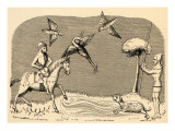 Medieval heron hawking
