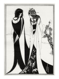 John and Salome ' - Aubrey Beardsley 's illustration for 'salome ' by Oscar Wilde