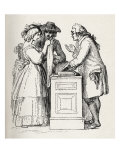 The Vicar of Wakefield - illustration from the book by Oliver Goldsmith