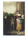 London tradesman selling Turnips and Carrots  1794