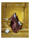 King Solomon writing Proverbs