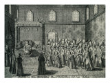 Imperial legation at an audience with the Sultan