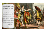 Jonathan giving David his sword and bow  1 Samuel Chapter XVIII  verse 4