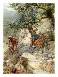The death of Absalom  2 Samuel 18: 9 - 10
