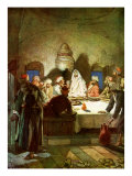 Jesus tells his disciples that he will be betrayed