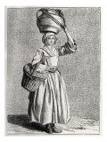 Daily life in French history: a milkmaid in 18th century Paris  France