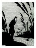 Midst of all was a cold white face - Black and White  a poem by HH Abbott