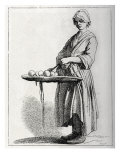 Daily life in French history: a fruit seller in 18th century Paris  France