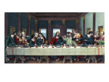 The Last Supper  after the fresco by Leonardo da Vinci