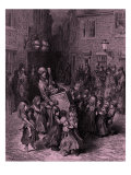 Victorian London - Organ grinder with children and monkey