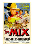 Rustlers' Roundup  Tom Mix  Noah Beery Jr  Diane Sinclair  1933