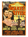 Swanee River  Don Ameche  Andrea Leeds  Al Jolson on Midget Window Card  1939