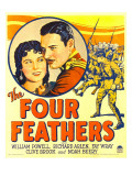 Four Feathers  Fay Wray  Richard Arlen on Window Card  1929