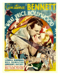 What Price Hollywood  Neil Hamilton  Constance Bennett on Window Card  1932