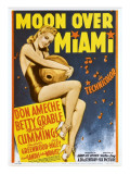 Moon over Miami  Betty Grable on Window Card  1941