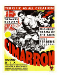 Cimarron  Richard Dix  Irene Dunne on Window Card  1931
