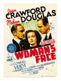 A Woman's Face  Conrad Veidt  Joan Crawford  Melvyn Douglas on Midget Window Card  1941