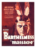 Massacre  Richard Barthelmess on Midget Window Card  1934