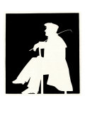 Lord Byron silhouette  Cut-out by Mrs Leigh Hunt