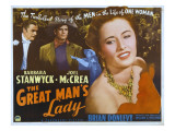 The Great Man's Lady  Brian Donlevy  Joel Mccrea  Barbara Stanwyck  1942