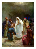 Jesus shows the disciples his wounds  and invites Thomas to touch his side