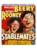 Stablemates  Mickey Rooney  Wallace Beery on Window Card  1938