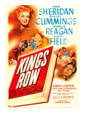 King's Row  Ann Sheridan  Robert Cummings  Betty Field  Ronald Reagan on Midget Window Card  1942