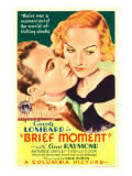 Brief Moment  Gene Raymond  Carole Lombard on Midget Window Card  1933