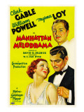 Manhattan Melodrama  William Powell  Myrna Loy  Clark Gable  1934