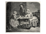 French 18th century fortune-teller
