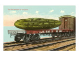 Giant Pickle on Flatbed