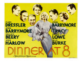 Dinner at Eight  Lionel Barrymore  Lee Tracy  Wallace Beery  1933