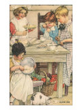 Children Playing in the Kitchen