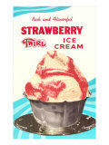 Strawberry Twirl Ice Cream